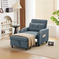 VINGLI 3-in-1 Convertible Sofa Bed Recliner with Adjustable Backrest USB Ports Cup Holders for Small Spaces Living Room