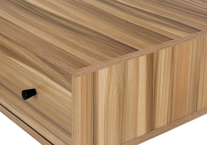 Monarch Specialties I 7672 Computer Desk Home Office Laptop Storage Drawers 48 L Work Metal Laminate Brown Black Transitional