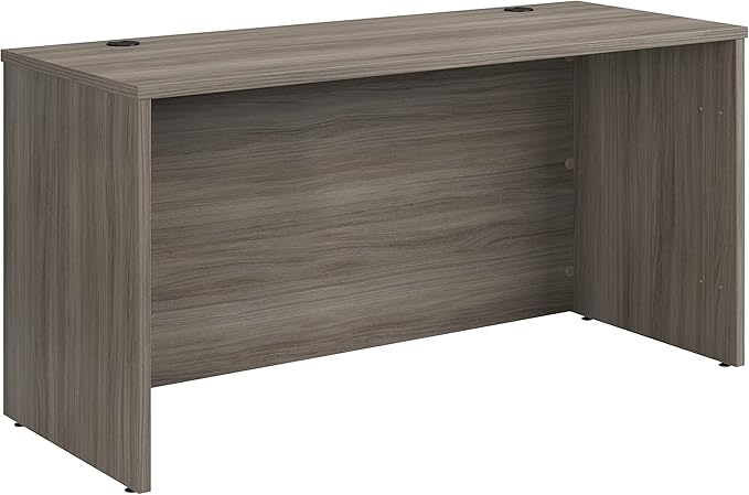 OfficeWorks by Sauder Affirm 60 X 24 Desk Shell/cred/Return Hudson Elm Finish