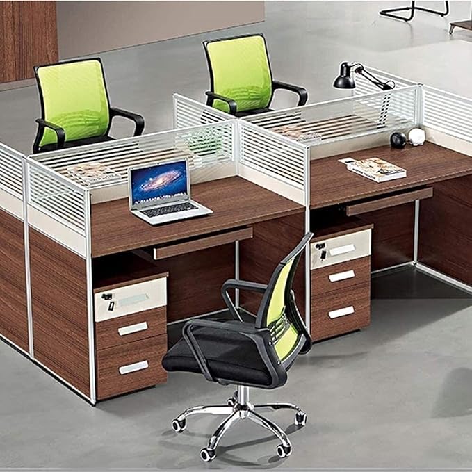 Mobile Wooden File Cabinet with Lock - Floor-Standing Storage Solution for Office and Home(E)