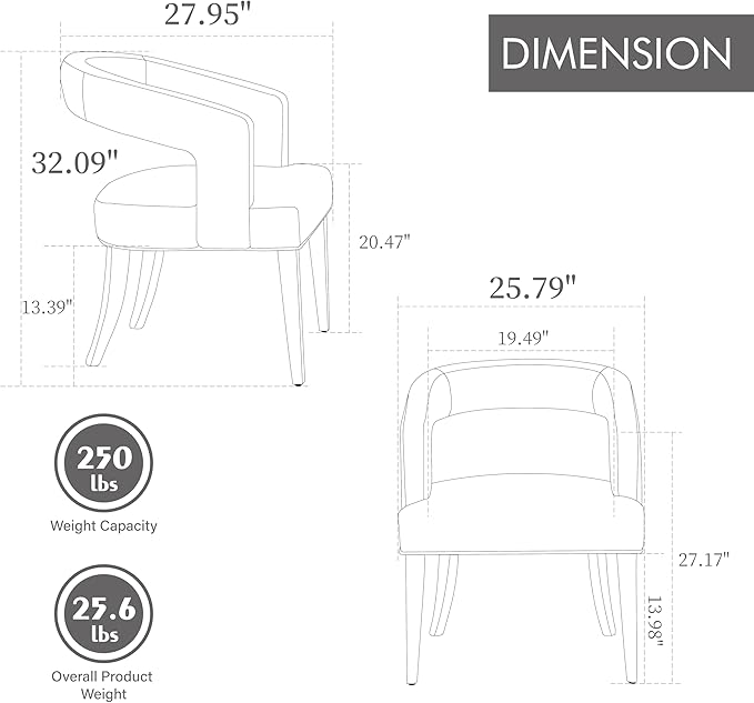 Modern Accent Chair Upholstered PU Leather Barrel Armchairs with Rubberwood Legs Comfy Lounge Arm Chair Hollow-Out Side Club Chair for Living Room Bedroom Office (Gray+Velvet)