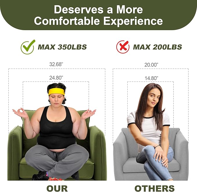 Olive Green Accent Chairs for Living Room Modern Upholstered Accent Chair Comfy Velvet Armchair with Thick Cushion Single Sofa/Side Chair for Bedroom Office Reading Chair