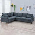 Panana 6 Seater Corner Sofa Modern Classic Design L shaped Couch Settee for Living Room