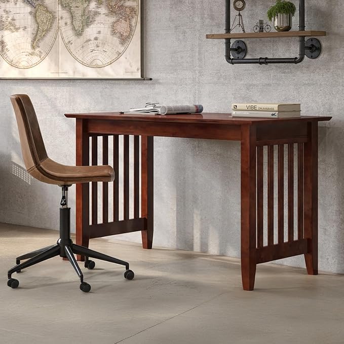 AFI Mission 48 Solid Wood Writing Desk Walnut