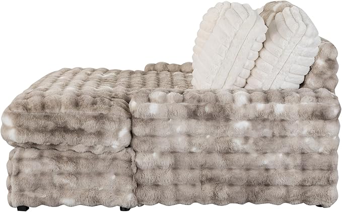 U8292 Gry Lounger Sofa