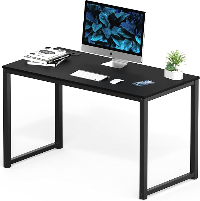 SHW 48-Inch Commercial-Grade Office Computer Desk Black