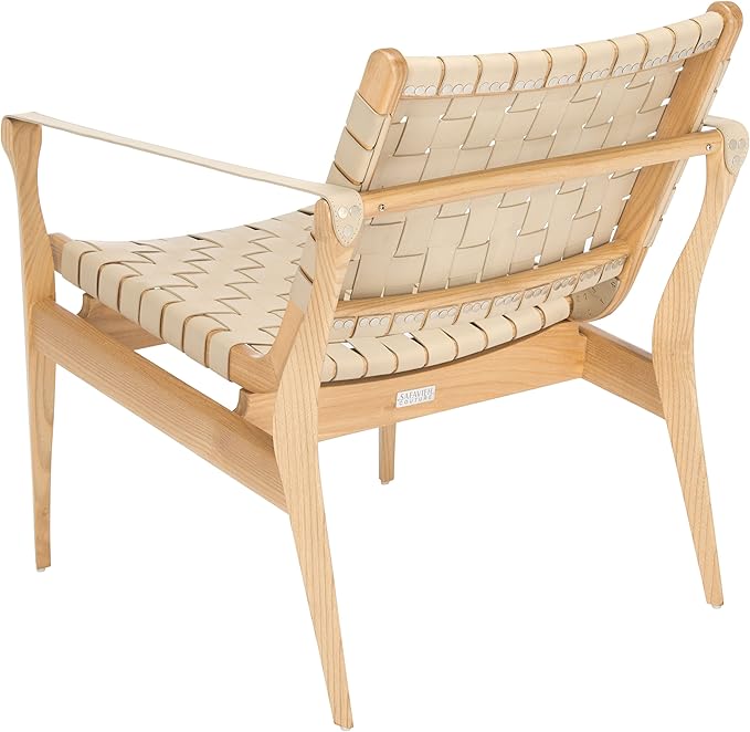 Safavieh Couture Dilan Leather Safari Chair