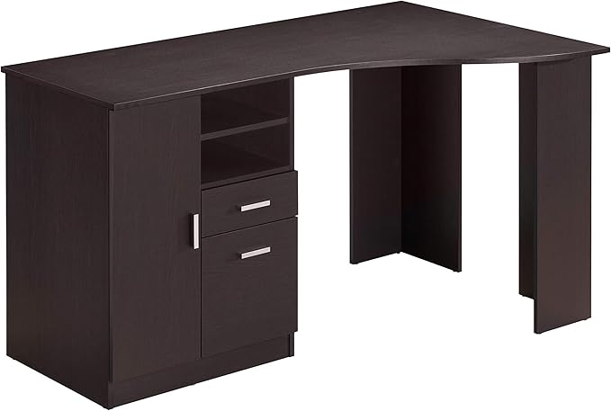 Techni Mobili Classic Office Storage Computer Desk Espresso
