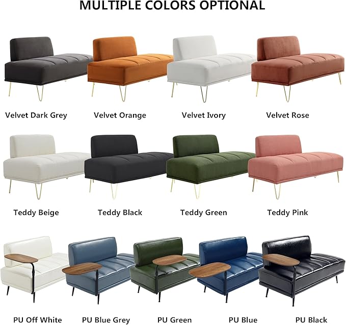 mikibama 2 Seater Loveseat Sofa Couch55 PU Leather Ottoman Bench for Bedroom Living RoomChannel Tufted Bed End Bench with BackFootrest Ottomans for Living RoomEntrywayWindow (PU Leather Grey)