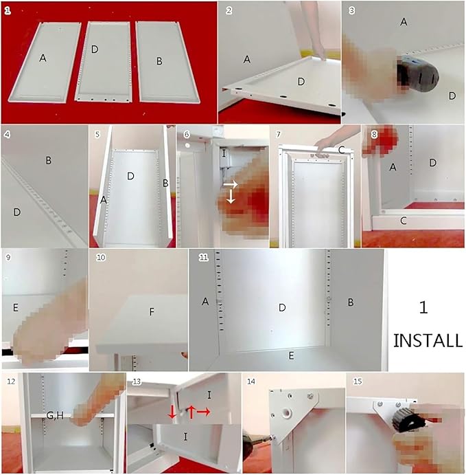 Filing Cabinet Multi-Drawer Mobile Office Cabinet with Locking File Drawer Cabinet Metal Data Cabinet (Color : White Size : 1)
