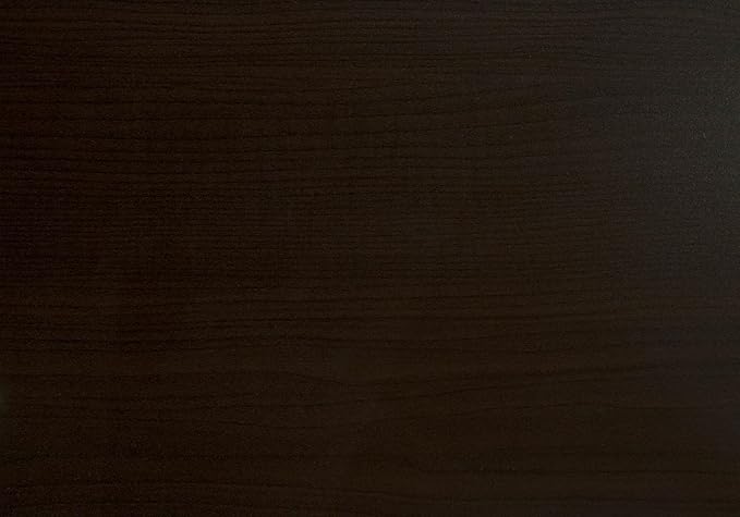 Computer Desk Home Office Laptop 48 l Work Brown Laminate Black Metal Contemporary Modern