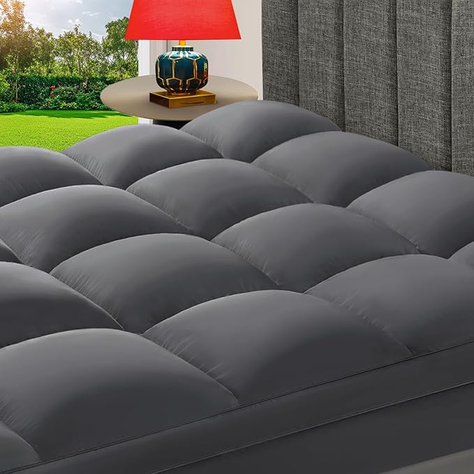 CHOKIT Twin Mattress Topper Extra Thick Pillow Top Mattress Pad for Back Pain Relief Cooling Bed Topper Mattress Cover with 8-21 Inch Deep Pocket