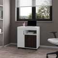 Multicolor Extendable Desk with Drawers &amp Open Shelves for Home Office or Workstation