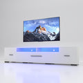 LED TV Stand for 65 75 85 Inch TV Modern Entertainment Center with Light String 31 Modes Full Color Selection Long TV Console with Large Storage for 90 Inch TV in Living Room Bedroom White