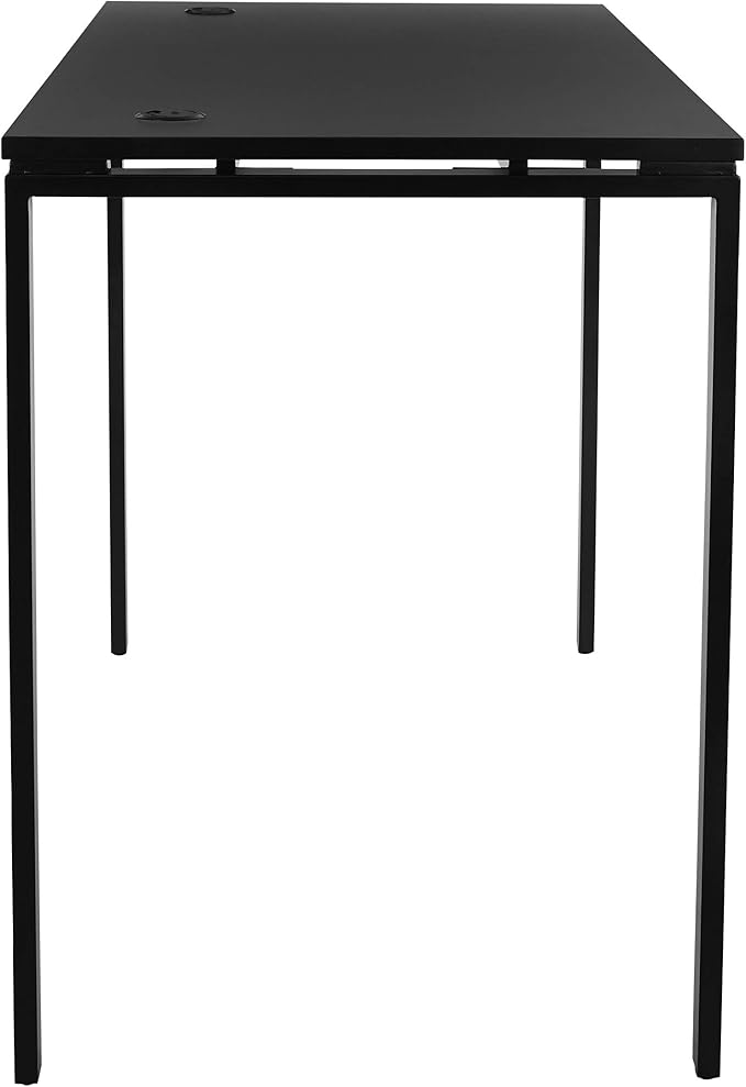 OSP Home Furnishings Prado Home Office Writing Desk 60 Inches Wide x 42 Inches High Black