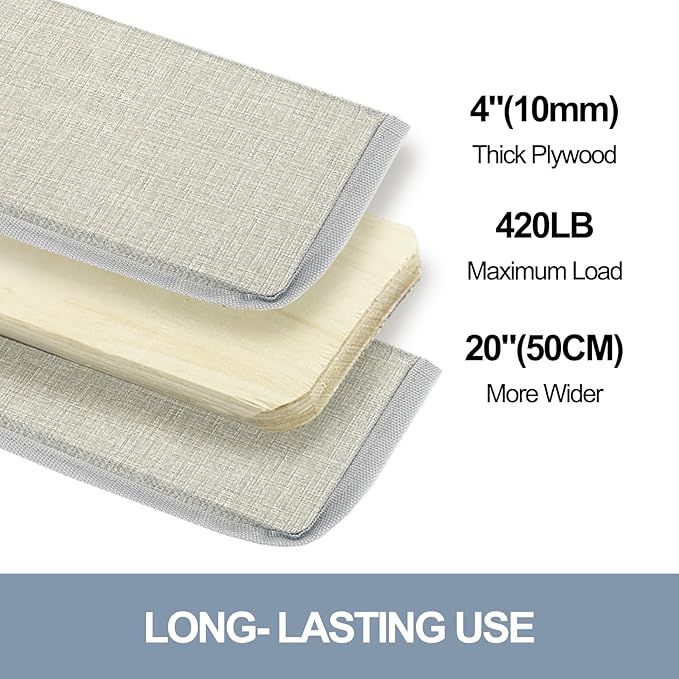 VERONLY Heavy Duty Couch Cushion Support Board to Fix Sagging Sofas 24 x 67 Sofa Thick Plywood Boards Add Strong Seat Supports Replacement Stuffing Under Couches Extend Life
