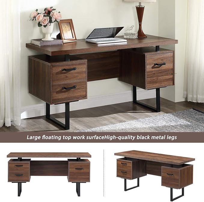 Modern Design Home Office Desk Writing Study Table with Drawers