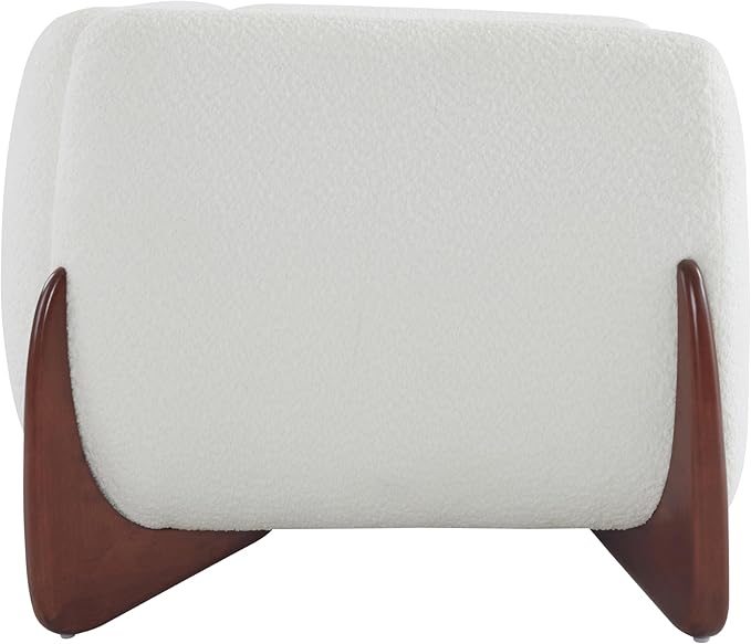 Christopher Knight Home Alma 63 Boucle Loveseat with Wood Legs 2 Seater Sofa Couches for Living Room Upholstered Couch Chair Soft Seating Lounge Sofa Chair Cozy Loveseat with Armrest Beige