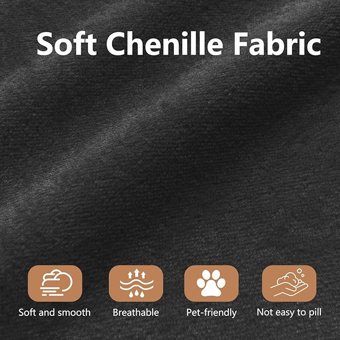 Cloud Sectional Couch 110 Inch Modern Modular Sectional U-Shaped Chenille Cloud Sofa with 2 Movable Ottomans Deep Seat Boneless Upholstered Couches for Living RoomNo Assembly RequiredGrey