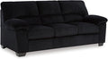 Signature Design by Ashley SimpleJoy Modern Sofa for Living Room Black
