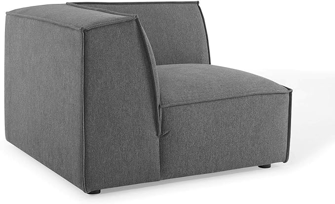 Modway EEI-3871-CHA Restore Sectional Sofa Corner Chair Charcoal