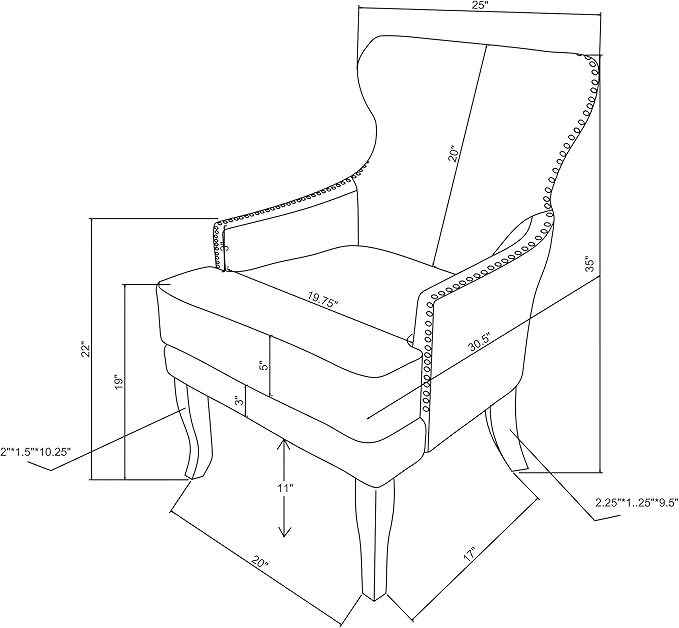 Coaster Home Furnishings - Trea - Cowhide Print Upholstered Accent Chair with Curved Legs Foam Cushion and Abstract Black and White Print - Living Room - Black and White - 902169