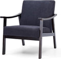 Rovibek Accent Chair for Bedroom - Midcentury Modern Accent Chair with Arms Upholstered Armchair with 5.1in Thick Foam Comfy Chairs for Living Room