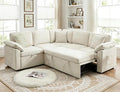 85 Modular Sectional Sofa with Pull Out Bed L Shaped Couch with Storage 5-Seater Sleeper Sofa Sectional Couches for Living Room Cloud Modular Couch with Removable Sofa Cover