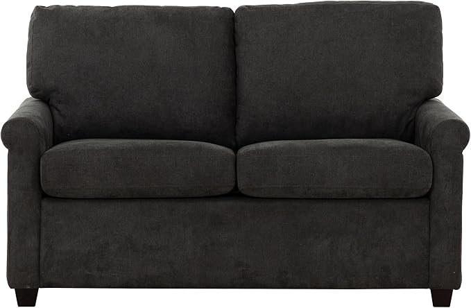 Primo Convertible Twin Sleeper Sofa with USB Ports &amp Memory Foam Mattress – Stylish and Functional 54 in. Sofa Bed Compact Design Furniture Perfect for Small Spaces