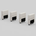 Modular Sectional Sofa Armrest Backrest Module for Sectional Couch Side Part Armrest/Backrest (Set of 4) Corduroy Beige