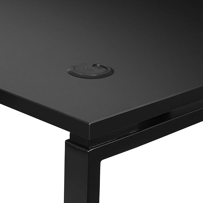 OSP Home Furnishings Prado Home Office Writing Desk 60 Inches Wide x 42 Inches High Black