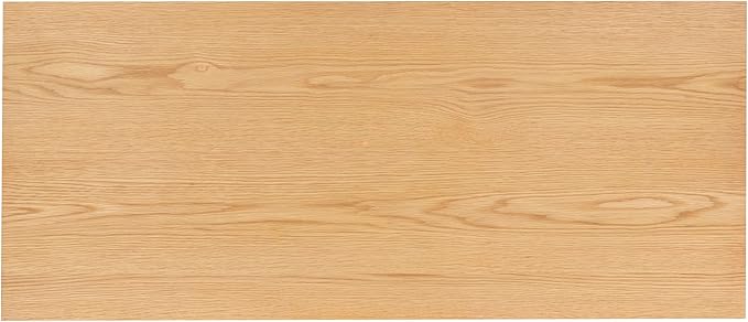 SAFAVIEH Couture Collection - Francesco Natural Wood 4-Drawer Desk with Black Accents Modern Writing Table with Storage (SFV4239B)