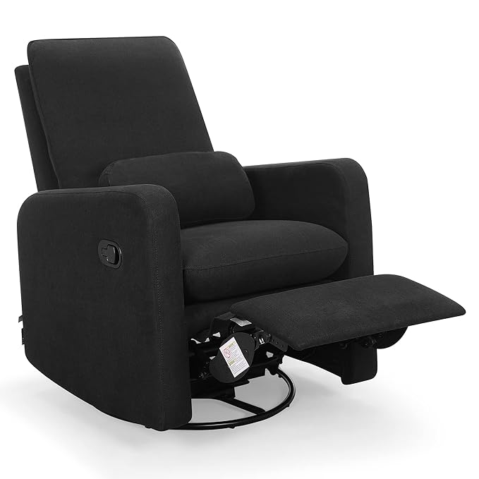 GAP babyGap Cloud Recliner with LiveSmart Evolve - Sustainable Performance Fabric Jet Black
