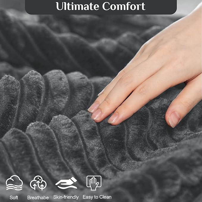 133 Oversized U Shaped Cloud Couch Modular Sectional Couches for Living Room Comfy Corduroy Deep Seat Sofa Set with Double Chaise Lounge Storage Central Console Cup Holders USB Port Dark Grey