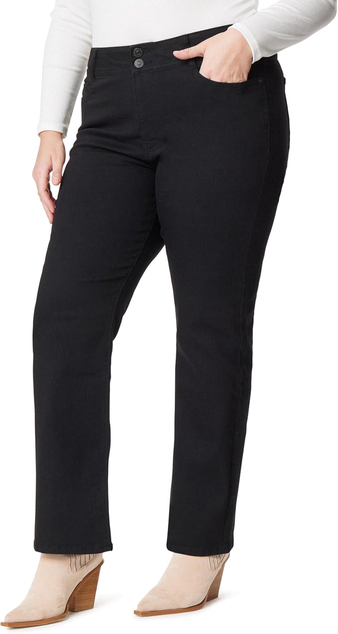 WallFlower Luscious Curvy Bootcut Jeans for Women Mid-Rise Insta Stretch Denim Size-Inclusive Juniors Jeans