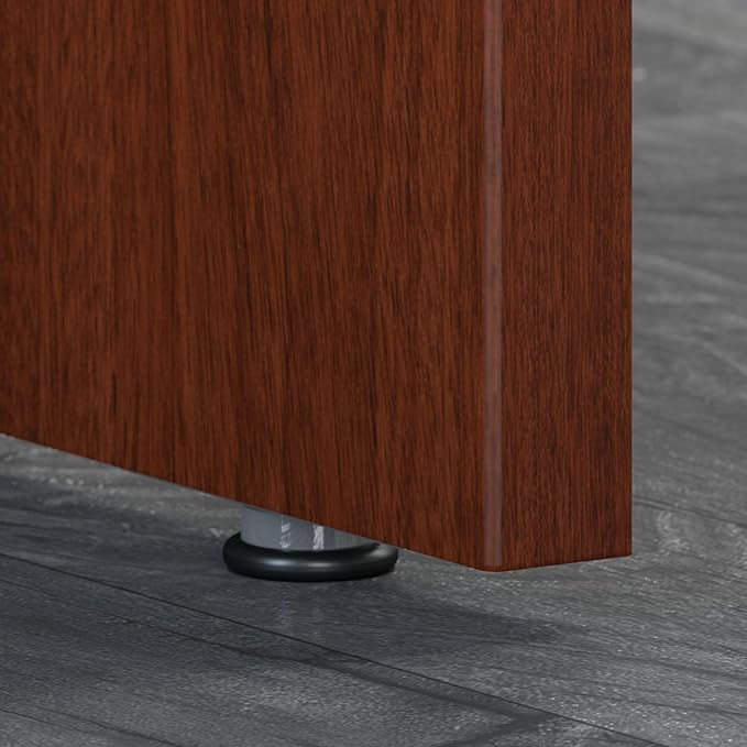 Bush Business Furniture Series C 60W x 24D Credenza Desk in Mahogany Computer Table for Home or Professional Office