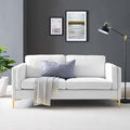 Modway Kaiya Upholstered Fabric Sofa 33.5 x 71 x 32 White