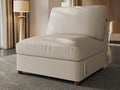 EASE MOOSE Right Middle Module Faux Leather Sectional Accessory Beige