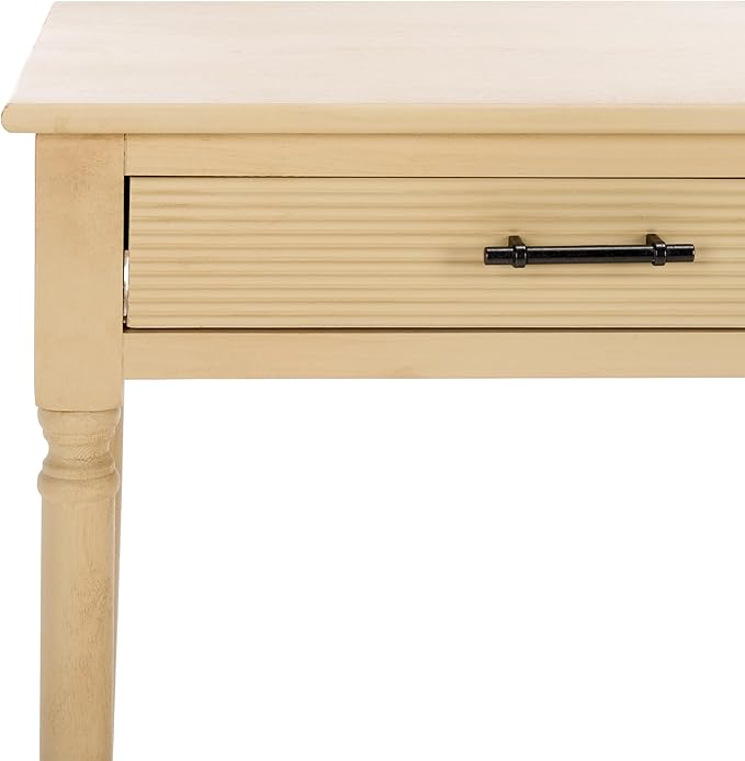SAFAVIEH Home Collection Layce Natural Brown 2-Drawer Desk