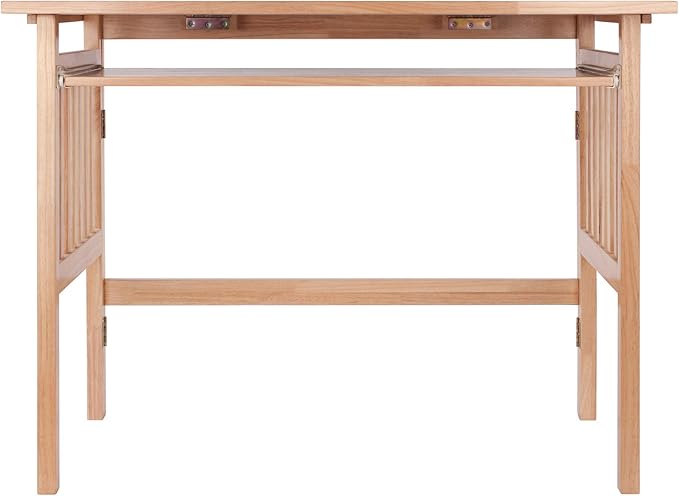 Folding Computer Desk Beechwood