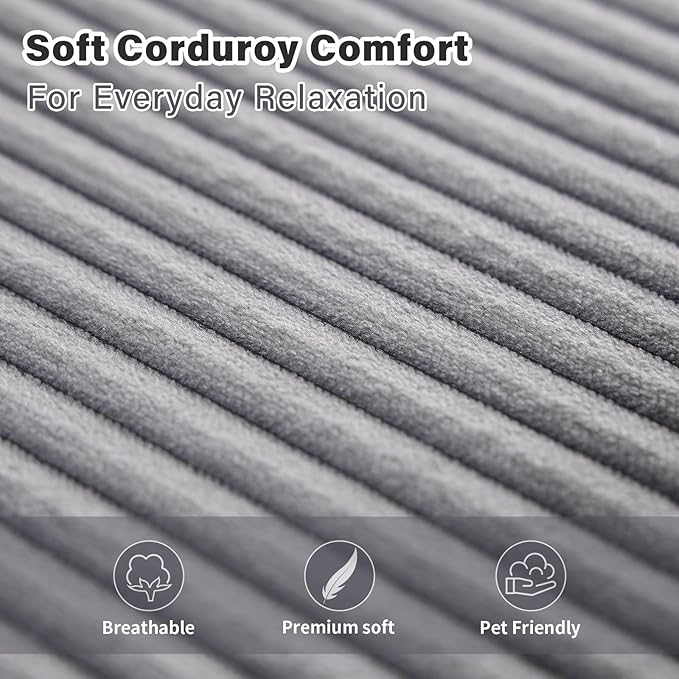 Folding Sofa Bed with Pillow Convertible Sleeper Chair Comfy Floor Futon Couch Mattress Lounge Lounge Sofa for Adults Portable Fold Out Chair Bed for Living Room Bedroom Single Gray