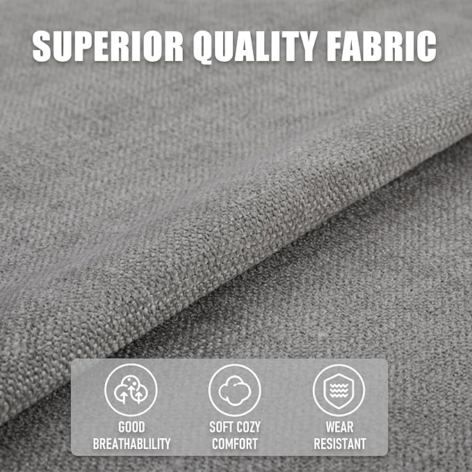 3 in 1 Sleeper Chair Bed Foldable Convertible Chair with Armrest Thickened Cushion and Sponge OTE Fabric Adjustable Backrest Upholstered Accent Sofa for Apartment/Bedroom/Office - Dark Grey