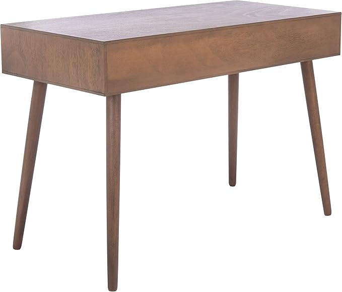 Safavieh Home Collection Remy Brown 1-Drawer Office Living Room Bedroom Study Foyer Writing Desk