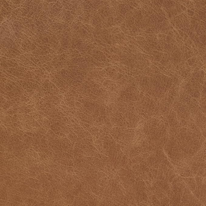 Signature Design by Ashley Garronmont Mid-Century Modern Leather Accent Chair with Metal Frame Light Brown &amp Metallic