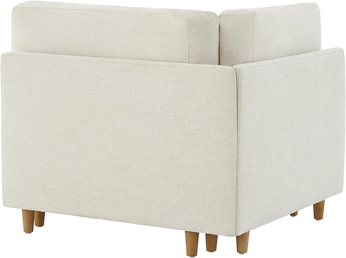 CHITA Modern Down Filled Upholstered Middle Corner Sectional for Modular Couch Linen