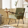 Pattern Colorful Fabric Armchair Modern Accent Chair High Back Living Room Chairs with Metal Legs and Soft Padded Sofa Chairs for Home OfficeBedroomDining Room