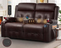 Loveseat Recliner Oversized Massage Reclining Sofa Heavy Weight Capacity RV Love Seat Chair Clearance with Storage Cup Holders Wall Hugger Couches for Living Room