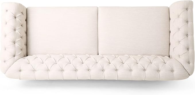 Christopher Knight Home Castalia Sofas Beige + Dark Brown