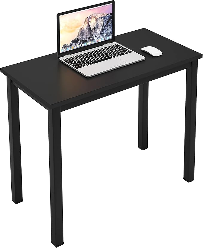 DlandHome 31.5 inch Computer Desk Home Office Table Writing Desk Study Table Gaming Desk Workstation Black