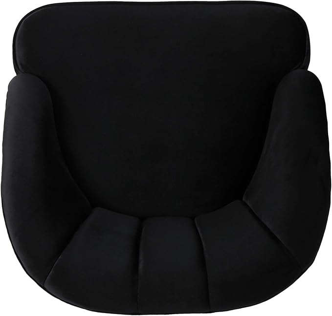 Christopher Knight Home Amaia Modern Velvet Club Chairs 2-Pcs Set Black / Walnut